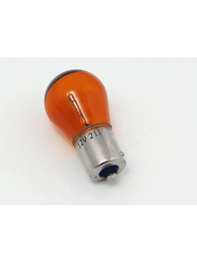 AMPOLLETAS 12V 21W S25 BAU15S - AMBAR