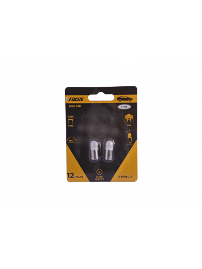 SET 2 AMPOLLETAS LED T4W T8.5 12V (A-847C)