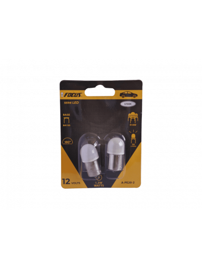 SET 2 AMPOLLETAS LED R10W T16 12V (A-77C)