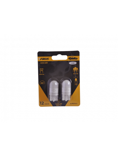 SET 2 AMPOLLETAS LED W21/5W T20 12V (A-6942C)