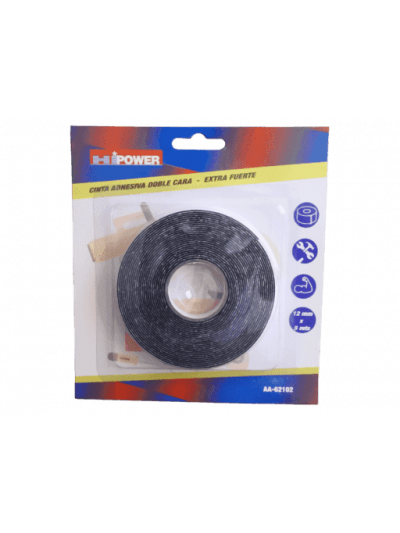 CINTA DOBLE FAZ - 12mm x 5 Mts