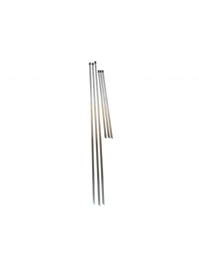 SET DE ABRAZADERAS DE ACERO INOXIDABLE 12 UNIDADES