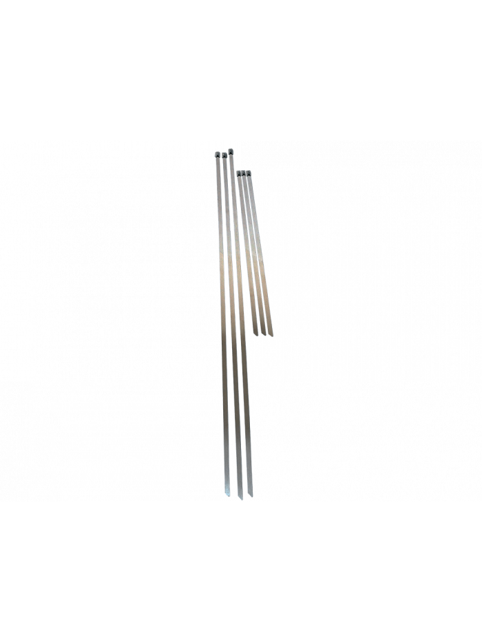 SET DE ABRAZADERAS DE ACERO INOXIDABLE 12 UNIDADES