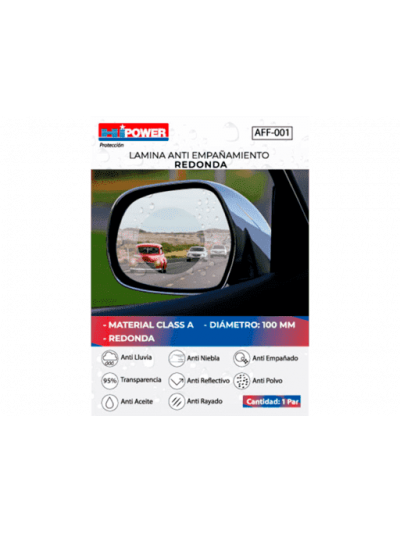 LAMINAS ANTI EMPAÑAMIENTO REDONDA