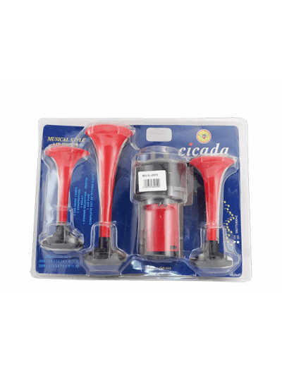 BOCINA TRIPLE - COMPRESOR 12v