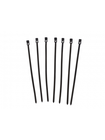 AMARRAS PLASTICAS REUTILIZABLES 4.8*200mm NEGRO