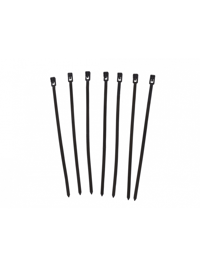 AMARRAS PLASTICAS REUTILIZABLES 4.8*200mm NEGRO