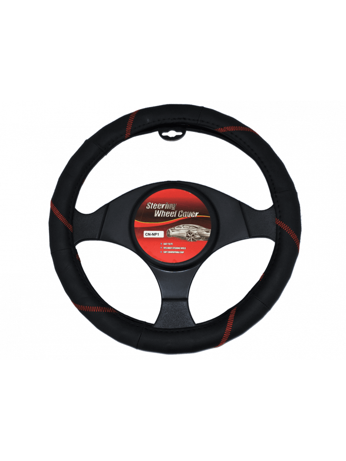 CUBREVOLANTES - NEGRO/ROJO