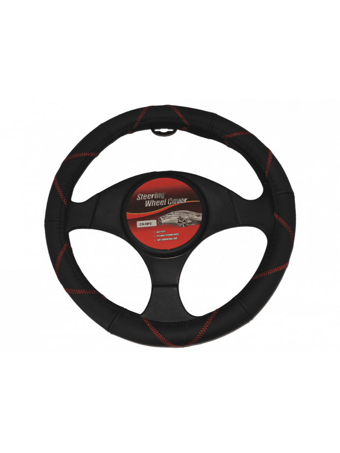 CUBREVOLANTES - NEGRO/ROJO