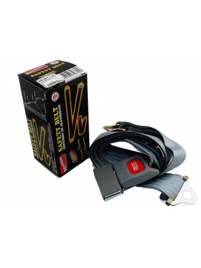 CINTURON DE SEGURIDAD 3 PUNTOS - GRIS