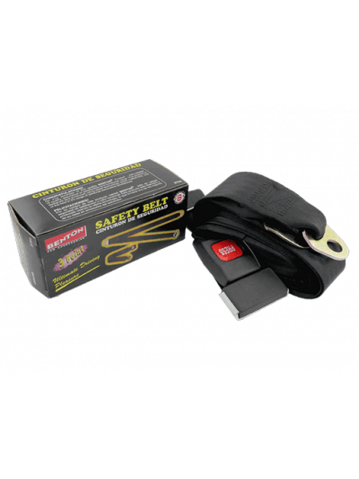CINTURON DE SEGURIDAD 3 PUNTOS - NEGRO