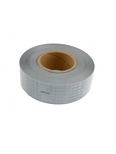 CINTA RETRORREFLECTIVA BLANCO 2´´ x 45.7 MTS