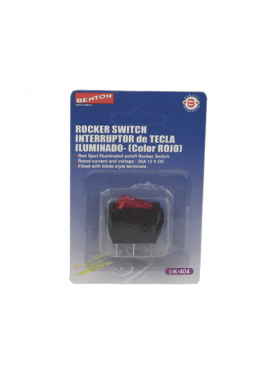 INTERRUPTORES TECLA - ROJO