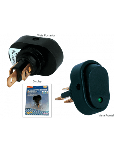 INTERRUPTOR CON LUZ AMBAR