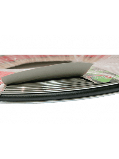 MOLDURA - 17 x 4mm - NEGRO / CROMADO