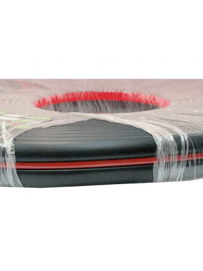 MOLDURA - 39 x 8.5mm - NEGRO / ROJO