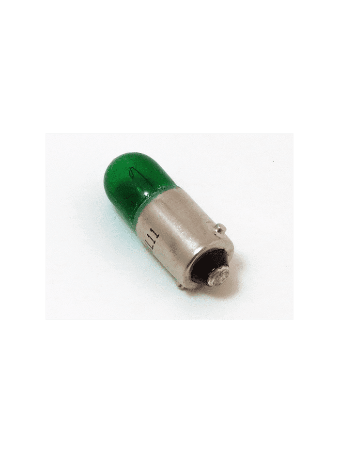 AMPOLLETAS 24V 3W T8.5 BA9S ( 23 MM ) VERDE