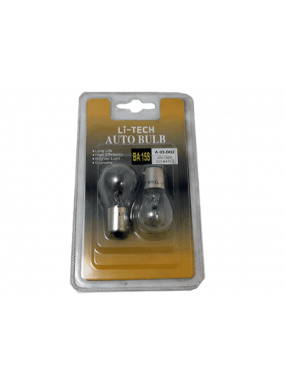 AMPOLLETAS 12V 15CP S25 BA15s