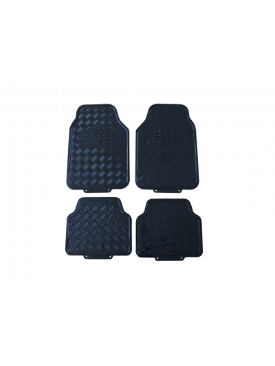 SET DE 4 PISOS METALIZADOS - NEGRO