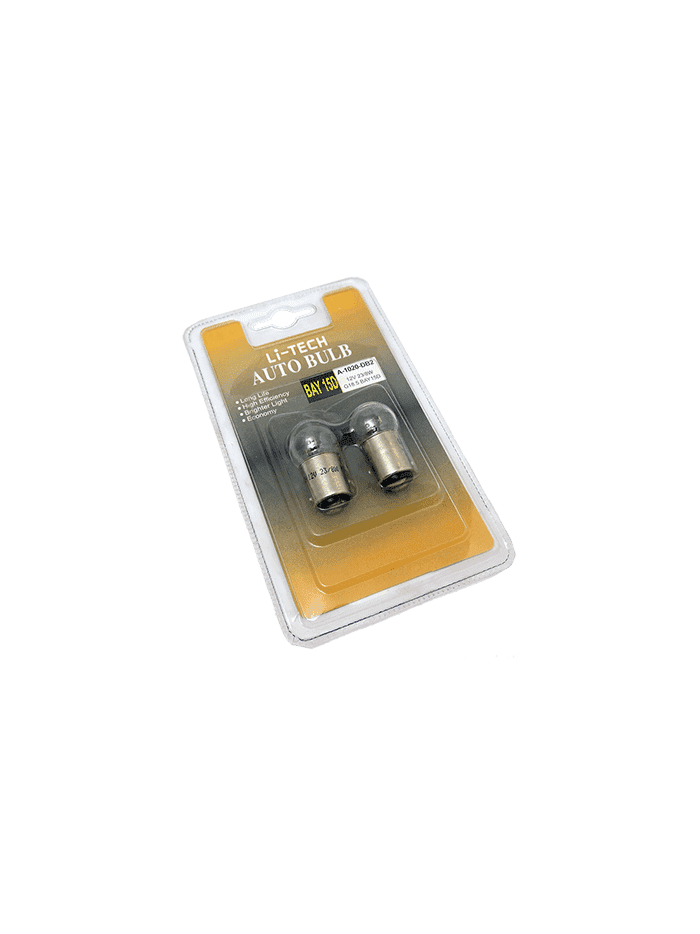 AMPOLLETAS 12V 23/8W G18.5 BAY 15D