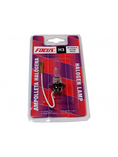 AMPOLLETAS - H3 6V 55W