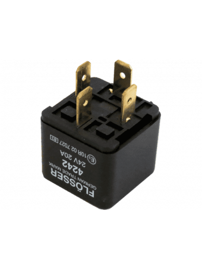 MINI RELAIS 24V 20A 4 TERMINALES
