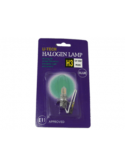AMPOLLETAS H3 12V 55W - AZUL