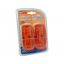 FAROL LATERAL LED AMBAR 12V/24V MULTIVOLTAJE