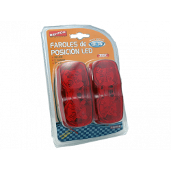 FAROL LATERAL LED ROJO 12V/24V MULTIVOLTAJE