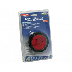 FAROL 6 LED 12/24V ROJO