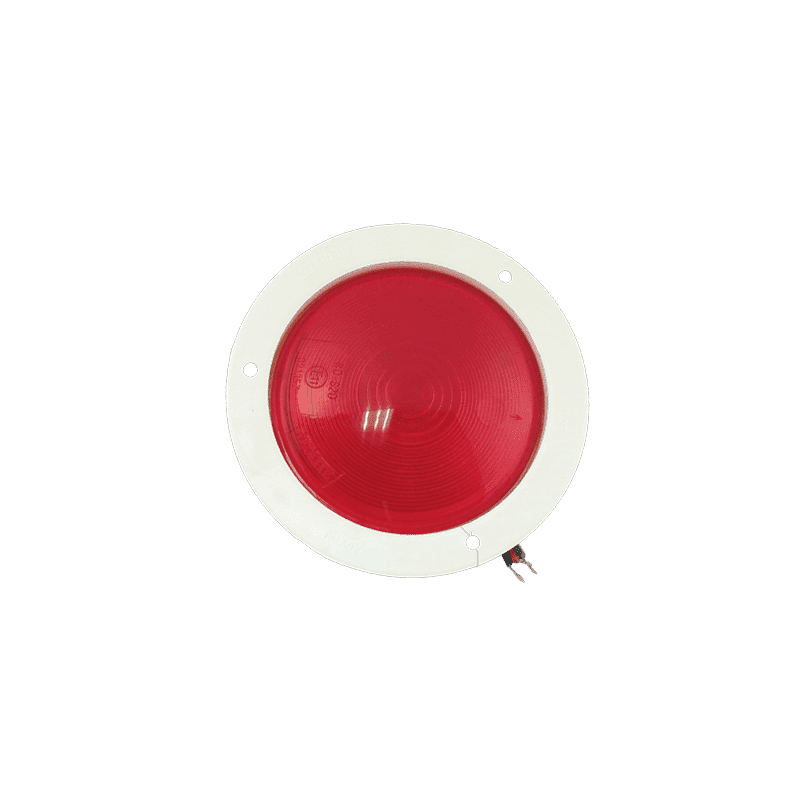 FAROL CON FLANGE 140mm - ROJO