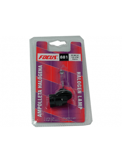 AMPOLLETAS - H27 12v 27w CURVA