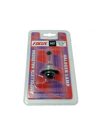 AMPOLLETAS - H7 24v 70w