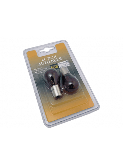 AMPOLLETAS 12V 32CP S25 BA15s - ROJO