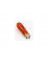 AMPOLLETAS 24V 1.2W T5 BASE DE VIDRIO ( W2 X 4.6D ) AMBAR