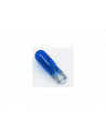 AMPOLLETAS 24V 1.2W T5 BASE DE VIDRIO ( W2 X 4.6D ) AZUL