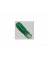 AMPOLLETAS 24V 1.2W T5 BASE DE VIDRIO ( W2 X 4.6D ) VERDE