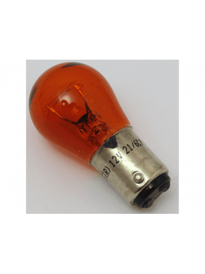 AMPOLLETAS 12V 21/6 CP S25 BA 15D - AMBAR