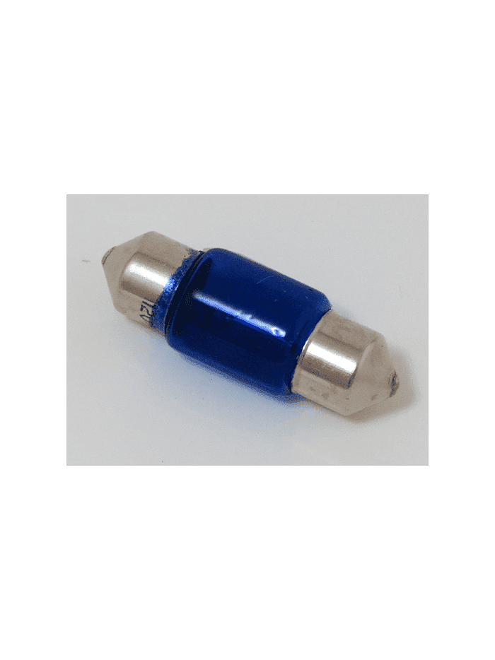 AMPOLLETAS 12V 10W FESTOON 10 X 31 - AZUL