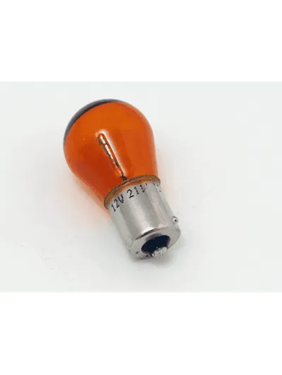 AMPOLLETAS 12V 21W S25 BAU15S - AMBAR