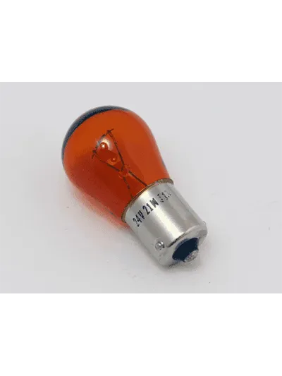 AMPOLLETAS 24V 21W S25 BAU15S