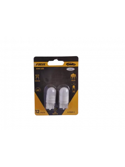 SET 2 AMPOLLETAS LED W21W T20 12V (A-6941C)
