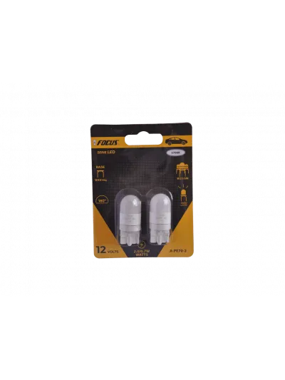 SET 2 AMPOLLETAS LED W21/5W T20 12V (A-6942C)