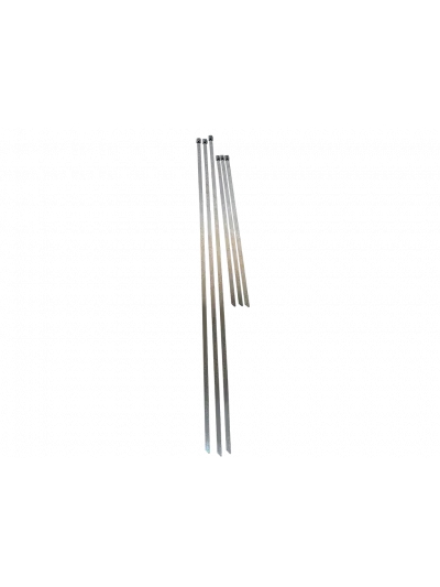 SET DE ABRAZADERAS DE ACERO INOXIDABLE 12 UNIDADES