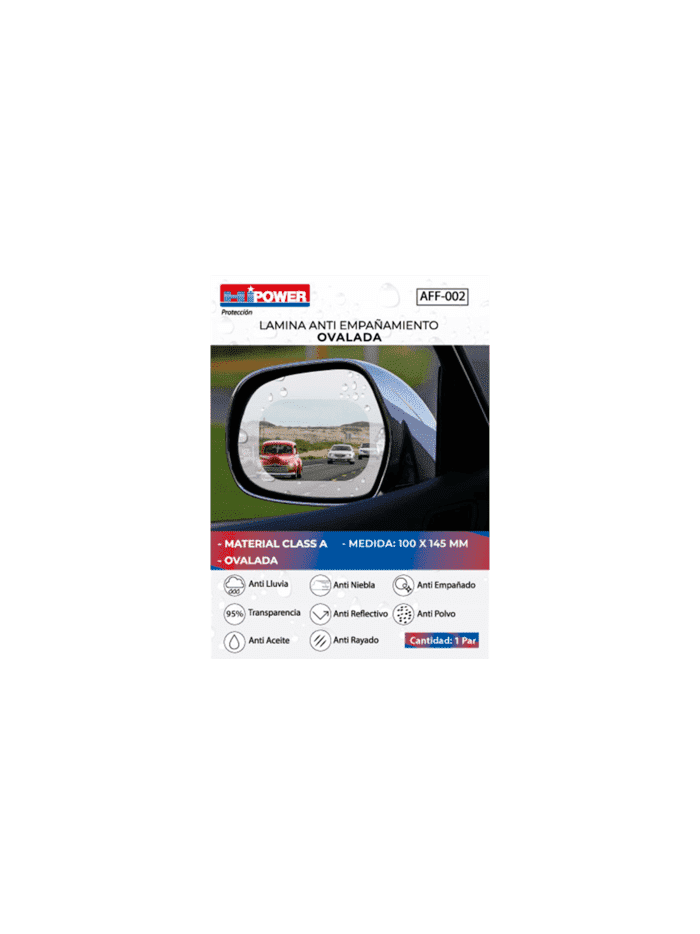 LAMINAS ANTI EMPAÑAMIENTO OVALADA