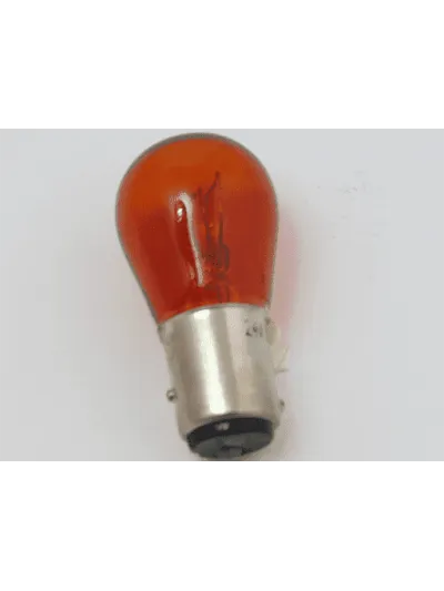 AMPOLLETAS 24V 21/6CP S25 BAY 15D AMBAR