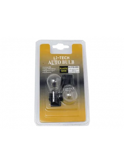 AMPOLLETAS 12V 32CP (27w) S25 PLASTIC BASE DE VIDRIO