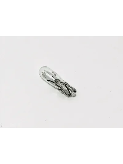 AMPOLLETAS 12V 1.2W T5 BASE DE VIDRIO (W2 X 4.6D)