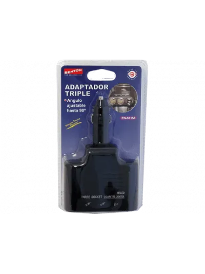 ADAPTADOR TOMACORRIENTE TRIPLE