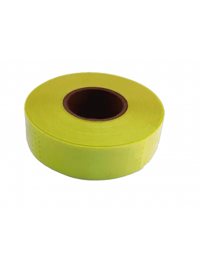 CINTA RETRORREFLECTIVA VERDE FLUOR 2´´ x 45.7 MTS